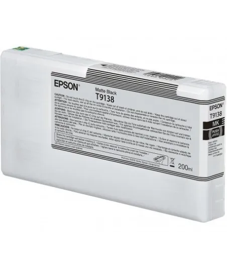 Cartouche d'encre EPSON T1938 Noir mat - 200 ml
