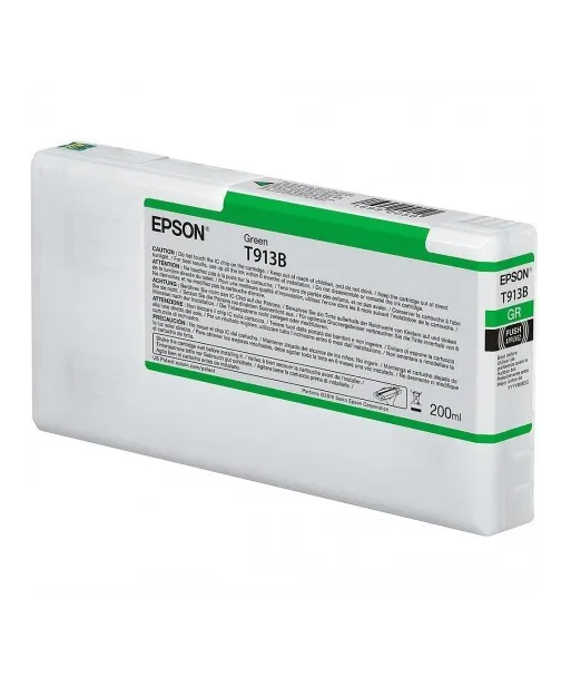 Cartouche d'encre EPSON T913B Verte  - 200 ml