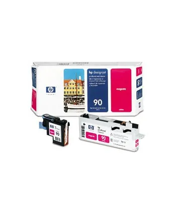 Tête d'impression magenta et dispositif de nettoyage HP 90