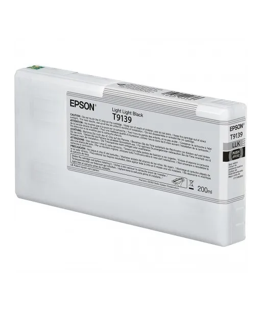 Cartouche d'encre EPSON T913900  Gris Clair 200ml