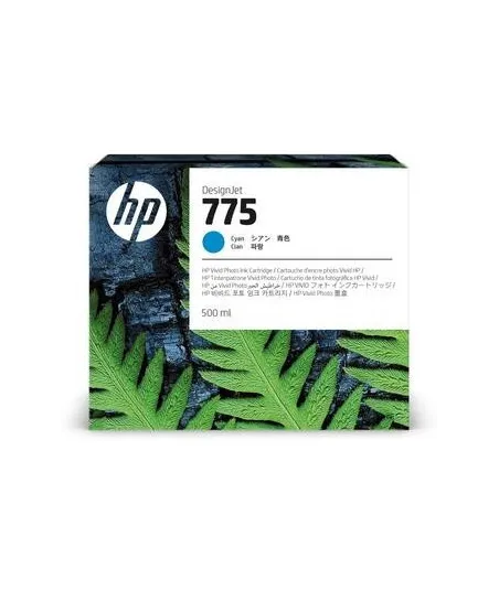 Cartouche d'encre HP 775 Cyan 500 ml