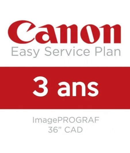 Extension de garantie CANON 3 ans - 36 pouces CAD