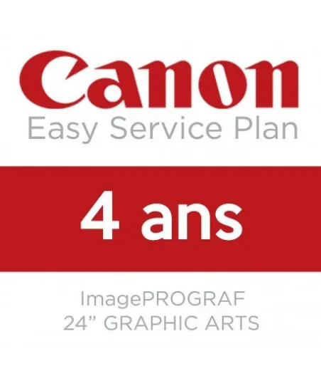 Extension de garantie CANON 4 ans - 24 pouces GRAPHIC ART