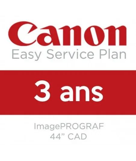 Extension de garantie CANON 3 ans - 44 pouces CAD