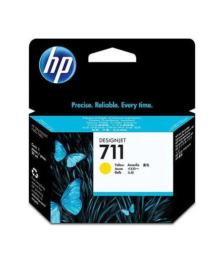 Cartouche d'encre Jaune HP 711 29ml