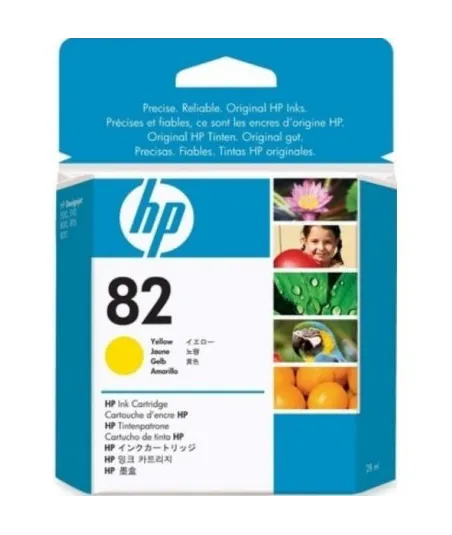 Cartouche d'encre jaune HP 82