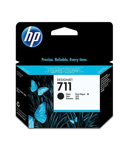Cartouche d'encre Noire HP 711 80ml