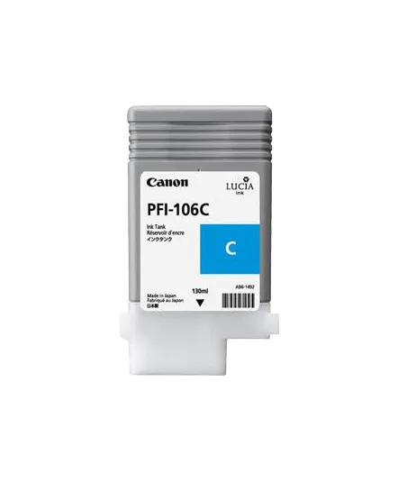 Cartouche d'encre CANON Cyan PFI-106 C 130Ml