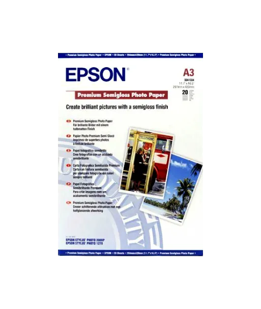 Papier Photo Epson Semi Glacé 251 g/m² A3 C13S041334