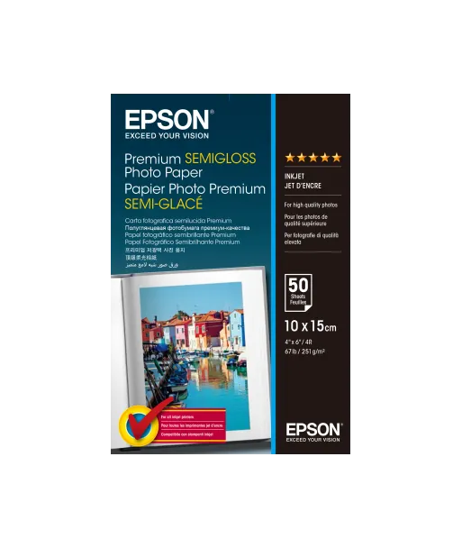 Papier Photo Epson Semi Glacé 251 g/m² (10*15 cm)