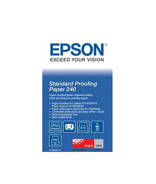 Papier Epson Standard Proofing 240g/m² A2 17"x30,5m