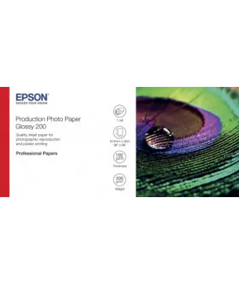 Papier Photo Production EPSON Glacé 200 g/m² A0 36" x 30m