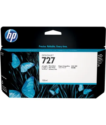 Cartouche d'encre Noir Photo HP727 130ml