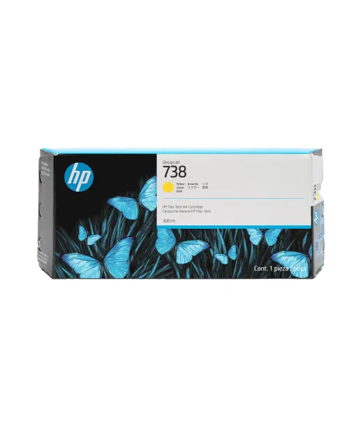 Cartouche encre Jaune HP 738 300ml (676M8A)