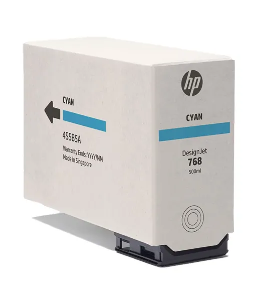Cartouche encre Cyan HP 768 500ml 4S5B5A
