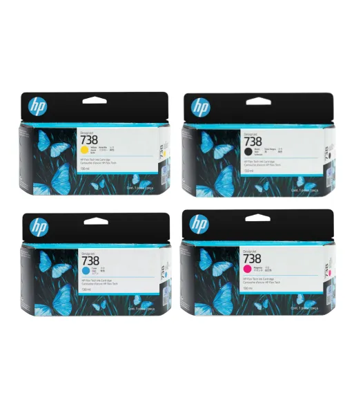 Pack Cartouche d'encre HP 738 - 130 ml