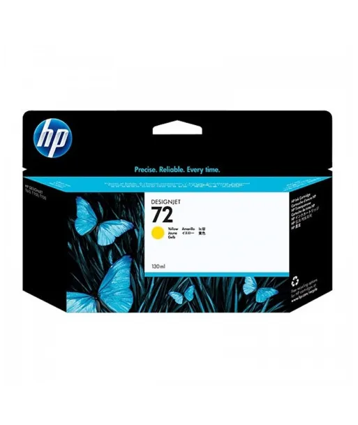 Cartouche d'encre jaune HP 72 130 ml