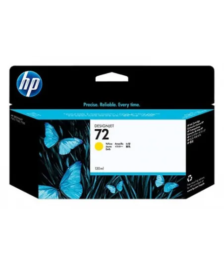 Cartouche d'encre jaune HP 72 130 ml