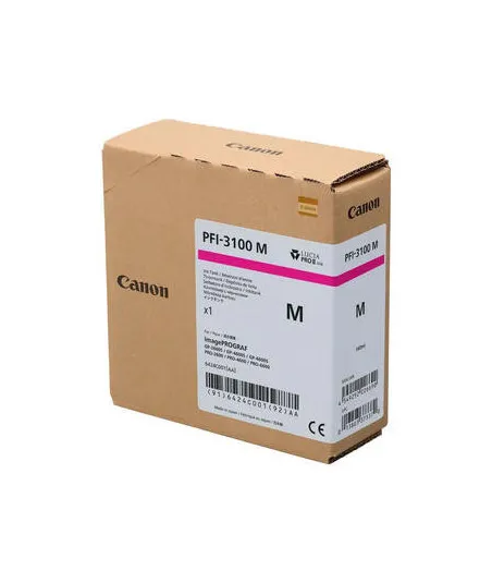 Cartouche d'encre CANON PFI-3100M Magenta 160ml