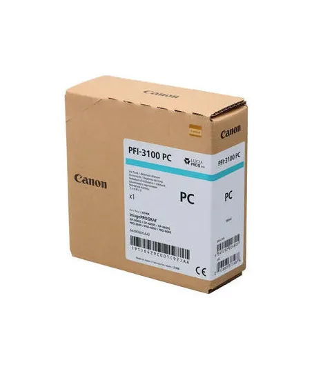 Cartouche d'encre CANON PFI-3100PC Cyan Photo 160ml