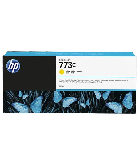 Cartouche d'encre Jaune HP 773C 775ml