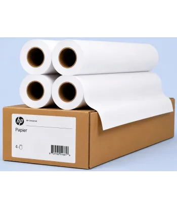 Papier bond universel HP - LOT DE 4 - 80 g/m² • 610 mm x 45,7 m A6DE8A | traciel