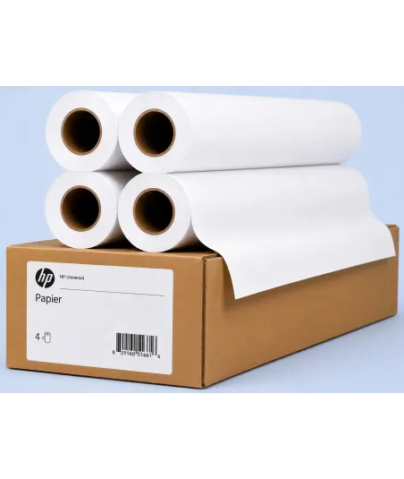 Papier bond universel HP - LOT DE 4 - 80 g/m² • 610 mm x 45,7 m A6DE8A | traciel