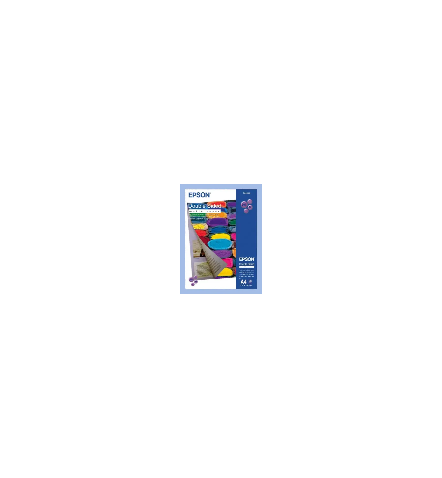 Papier Epson Double-Sided Matte Paper 178g A4 (210 x 297 mm) 50 Feuilles | traciel