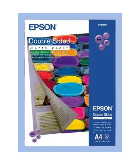 Papier Epson Double-Sided Matte Paper 178g A4 (210 x 297 mm) 50 Feuilles | traciel