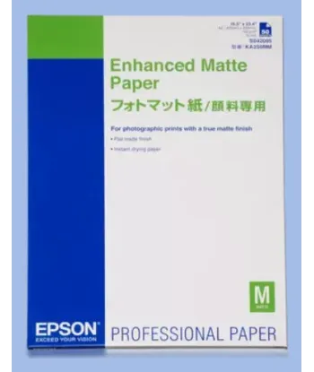 Papier Epson Enhanced Matte Paper 189g A3+ (329 x 423 mm) 100 feuilles | traciel
