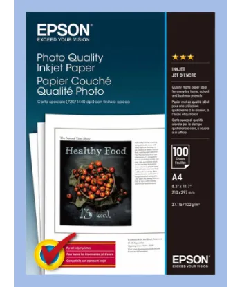 Papier Photo Epson Mat Quality Ink Jet Paper 102g A2 (420 x 594 mm) 30 feuilles | traciel