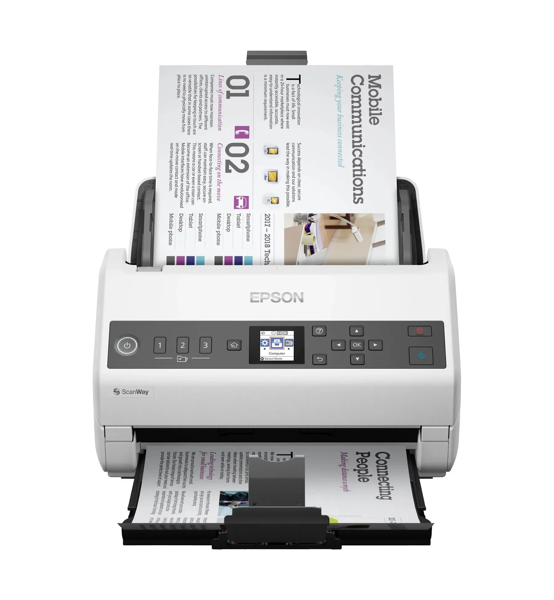 EPSON WorkForce DS-730N business scanner 600dpi  |  traciel