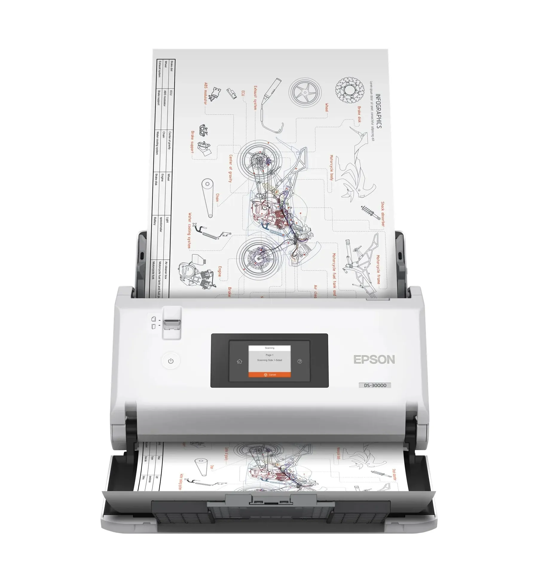 EPSON WorkForce DS-30000 Document scanner Contact Image Sensor CIS | Traciel